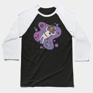 Cosmic Space Sloth Baseball T-Shirt